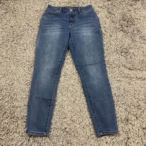 Maurices High Rise Skinny Jeans Medium Wash Stretch Denim Womens Size S